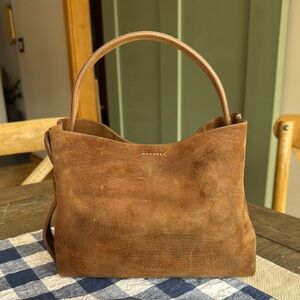 Arket suede crossbody bag